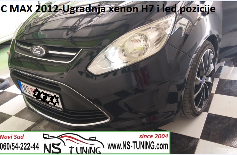 ford c max 2012 2013 2014 godiste h7 sijalica ugradnja ksenona trafo balast canbus led pozicije novi sad ns tuning